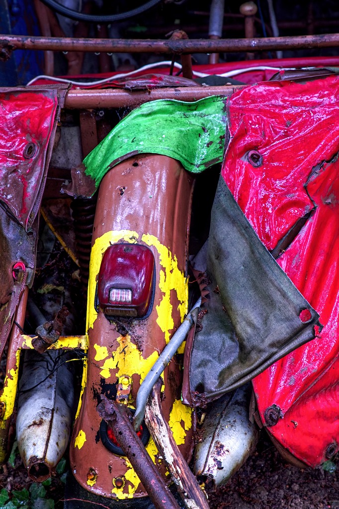 HDR Auto Skulpturen Park museum Neandertal oldtimer urbex decay abandoned derelict abandonne Michael Fröhlich froehlich Duitsland deutschland kunst art